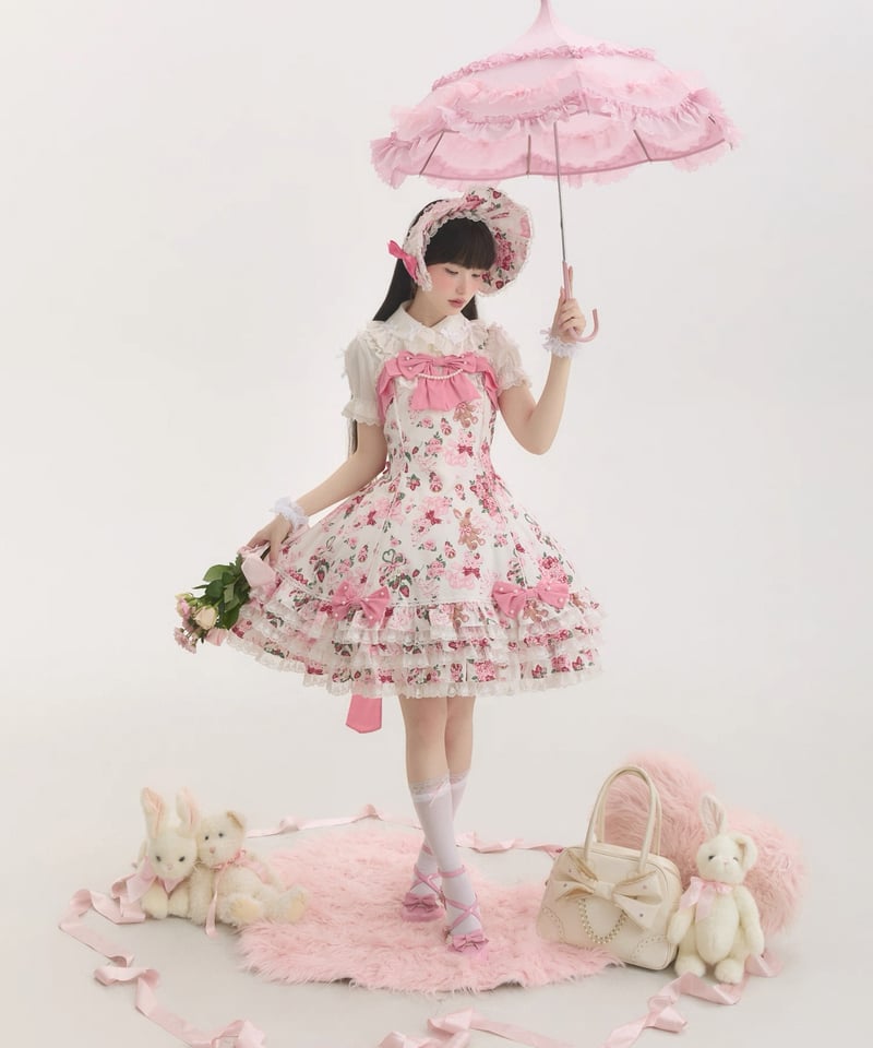 幸せのブーケ」ジャンパースカート 【12/20まで】送料無料！ | GIRLISM