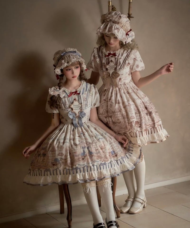 アンティークドール　ドレス　ワンピース　ボンネット 000000005345_1_GGrsaho.jpg