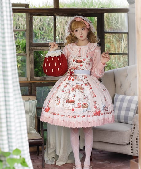 「Strawberry Manor」ショートジャンパースカート【12/16まで】送料無料！