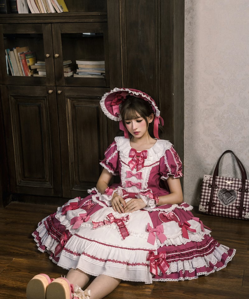 青木美沙子コラボ「ハートコンチェルト」ワンピース＆小物（ローズ