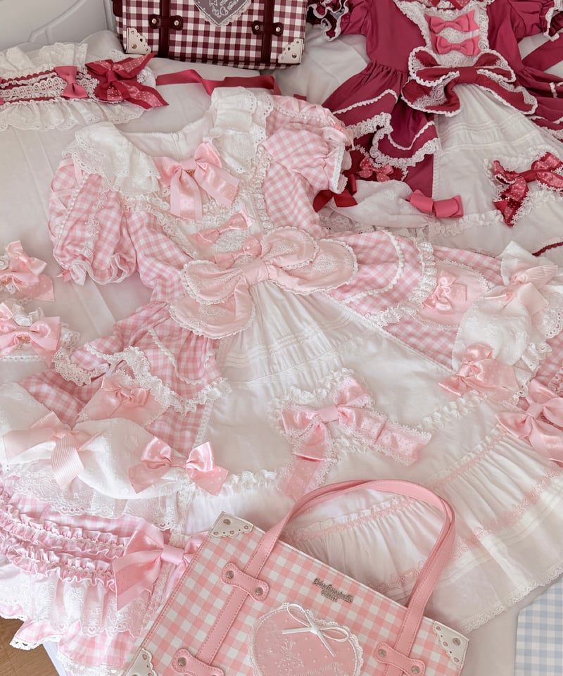 青木美沙子コラボ「ハートコンチェルト」ワンピース＆小物（ピンク