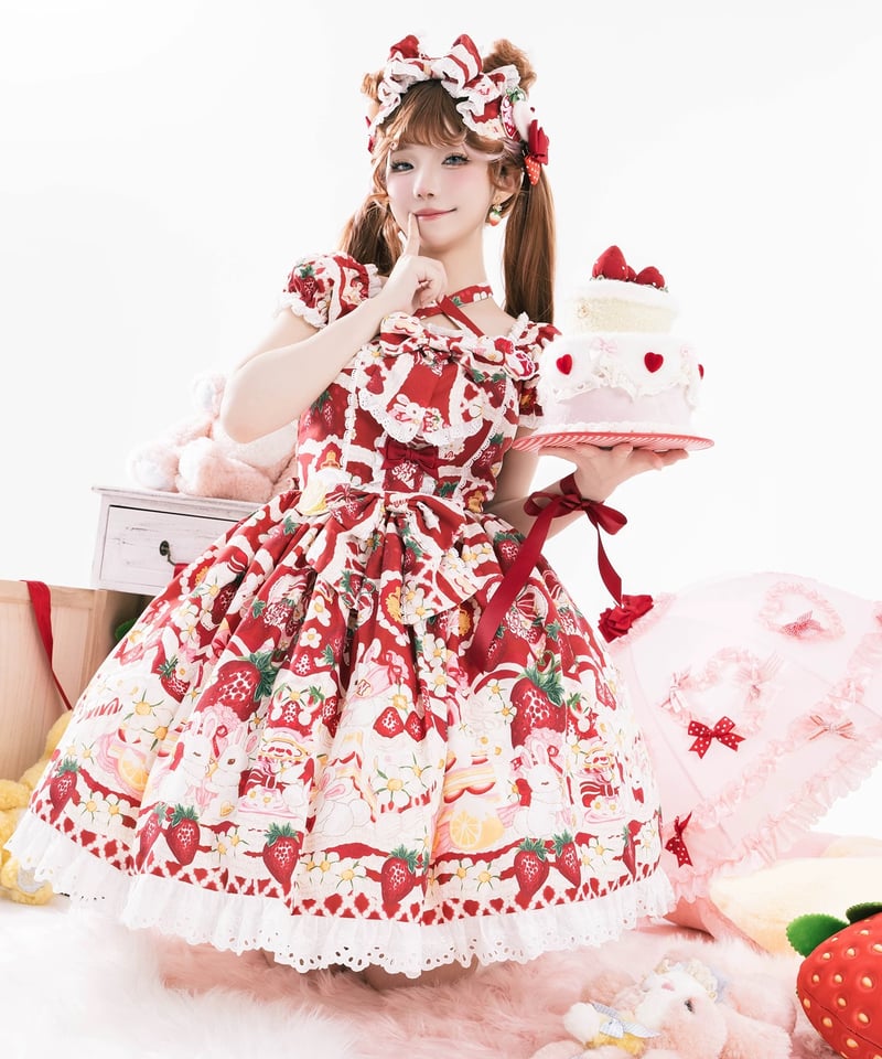 レモン苺」ワンピース＆カチューシャ 【3/28まで】送料無料！ | GIRLISM