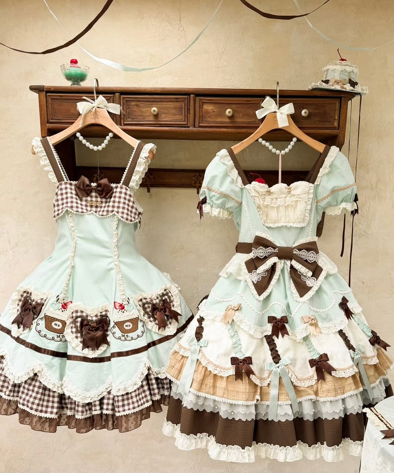 カップケーキ」ジャンパースカート（新色） 【1/28まで】送料無料