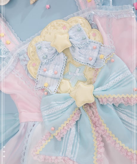 「花と真珠箱×サンリオ」LITTLE TWIN STARSワンピース＆ジャンパースカート【3/10まで】送料無料！