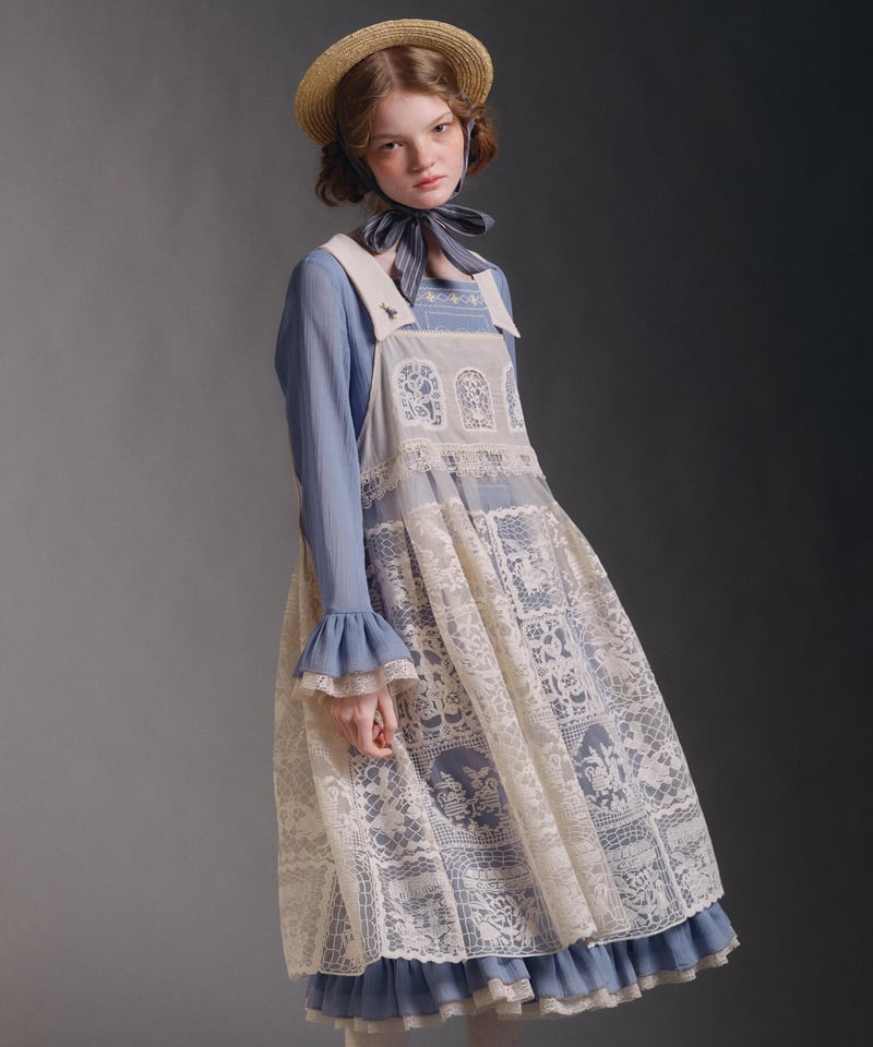 Cafe de Bluebunny」レースエプロン【1/30まで】送料無料！ | GIRLISM