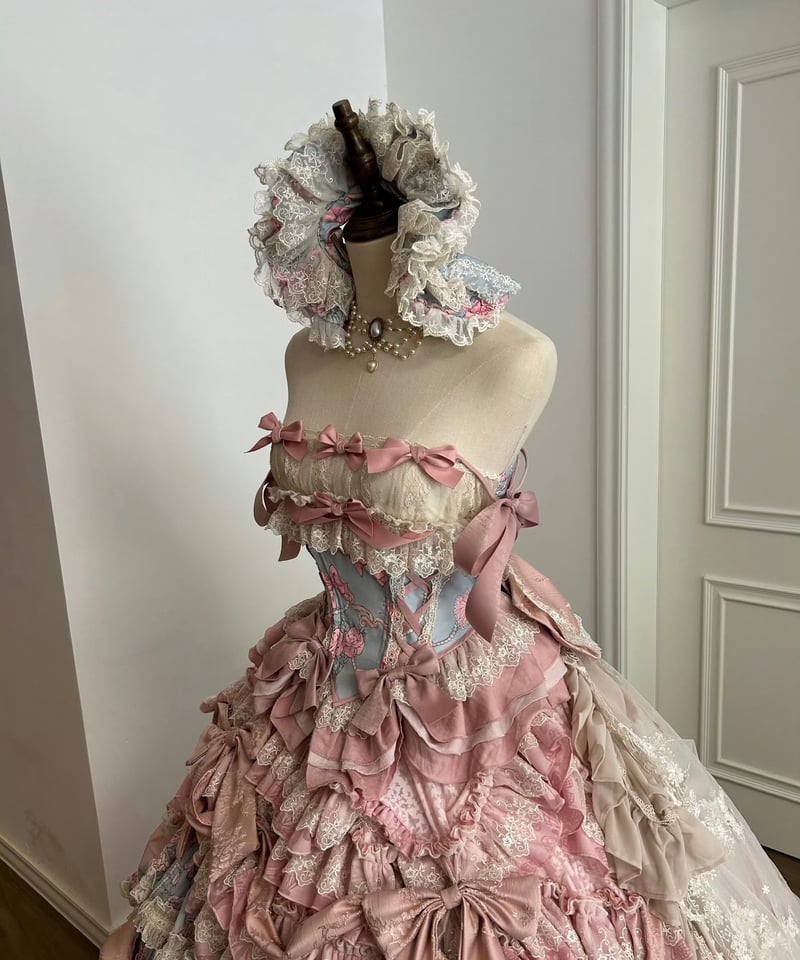 宝石薔薇」ロココ風ドレス6点セット【1/25まで】送料無料