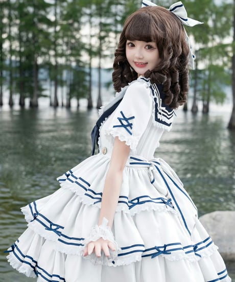 「Navy Girl」半袖ワンピース5点フルセット 【5/2まで】送料無料！