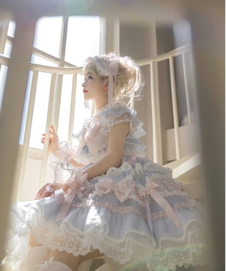 「ストライプ乙女」ドールワンピース 【5/17まで】送料無料！