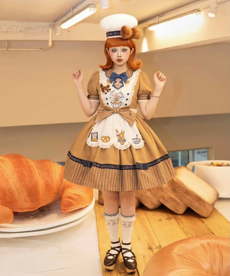 「クッキングマウス」エプロンワンピース 【1/11まで】送料無料！