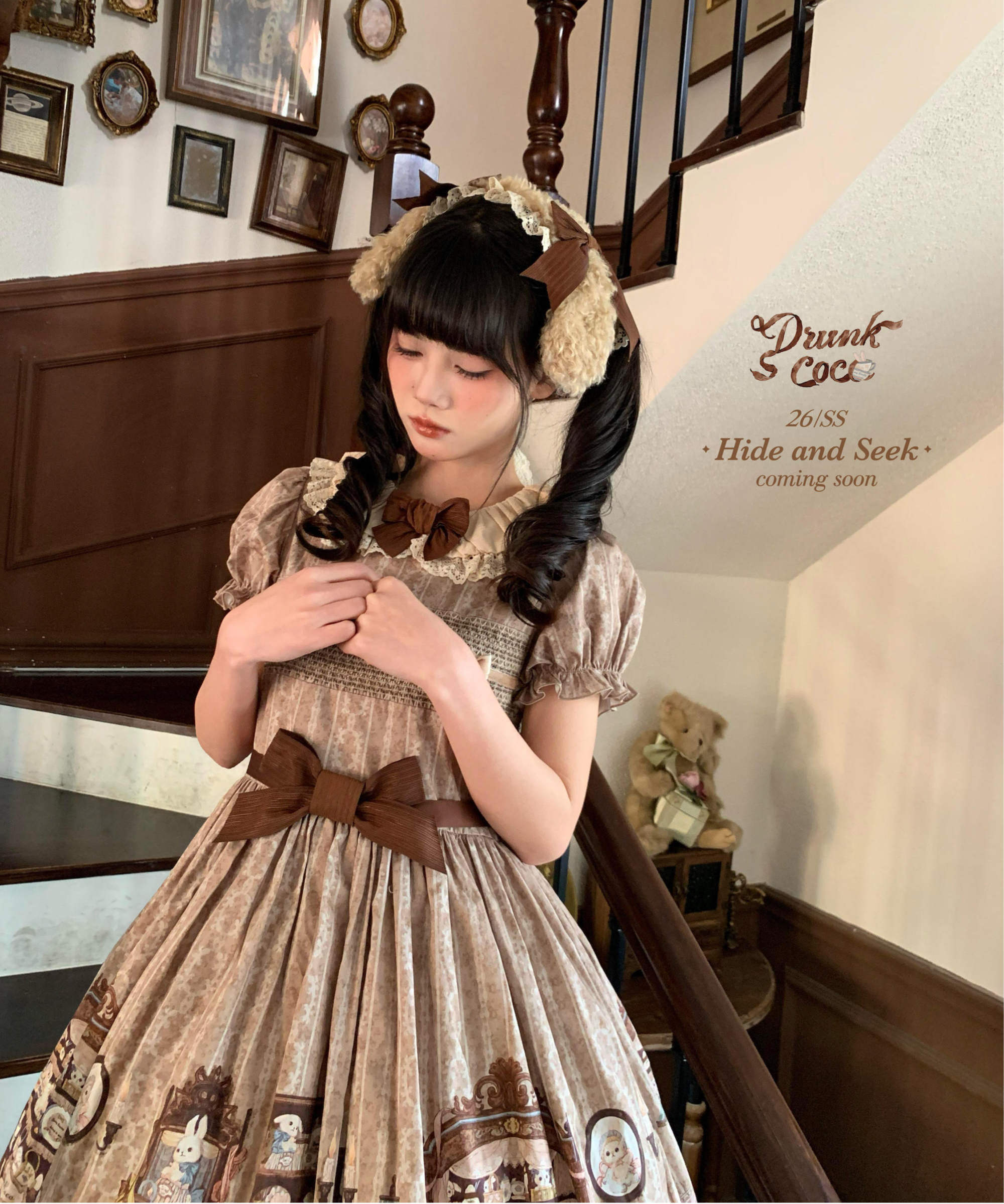 Hide And Seek」半袖ワンピース 【4/25まで】送料無料！ | GIRLISM