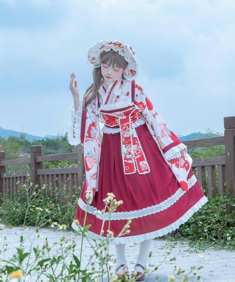 「熊ちゃん大世界」羽織＆袴セット 【7/25まで】送料無料！
