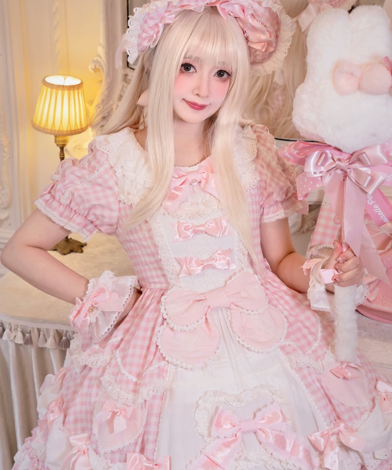 青木美沙子コラボ「ハートコンチェルト」ワンピース＆小物（ピンク