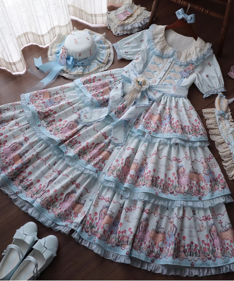 チューリップガーデン」段々ワンピース 【3/13まで】送料無料！ | GIRLISM