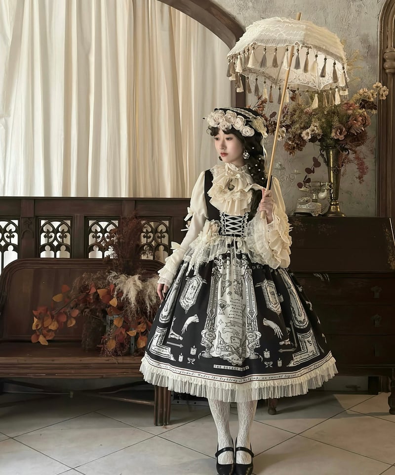 骨図鑑」 コルセットジャンパースカート 【2/27まで】送料無料！ | GIRLISM