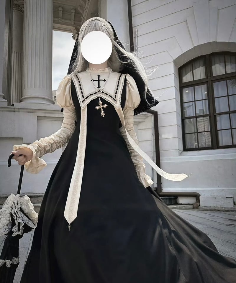 月夜祈祷」修道女ロングワンピース【10/20まで】送料無料！ | GIRLISM