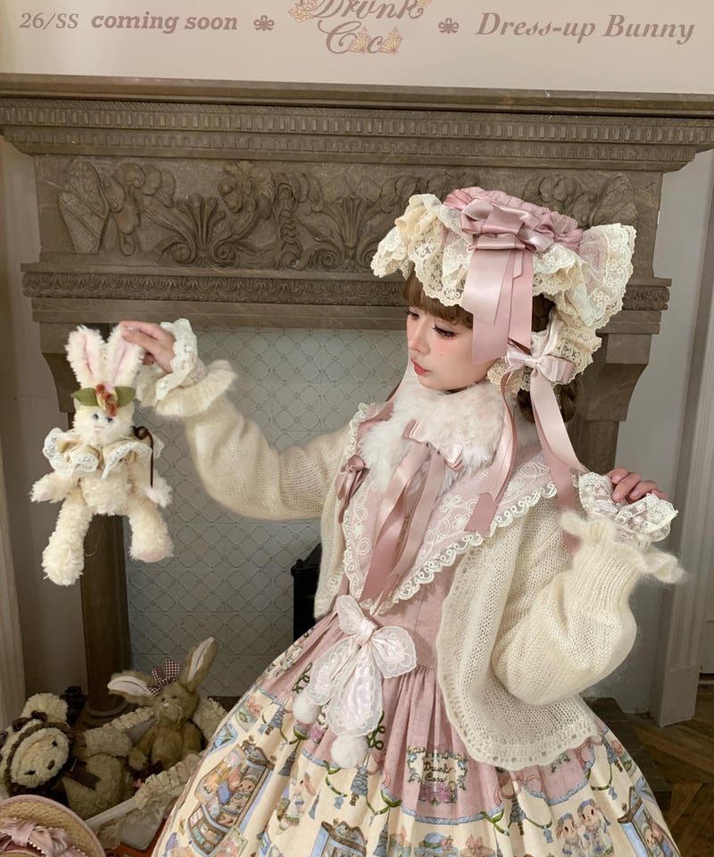 Dress-up Bunny」ジャンパースカート＆ブラウス【3/14まで】送料無料
