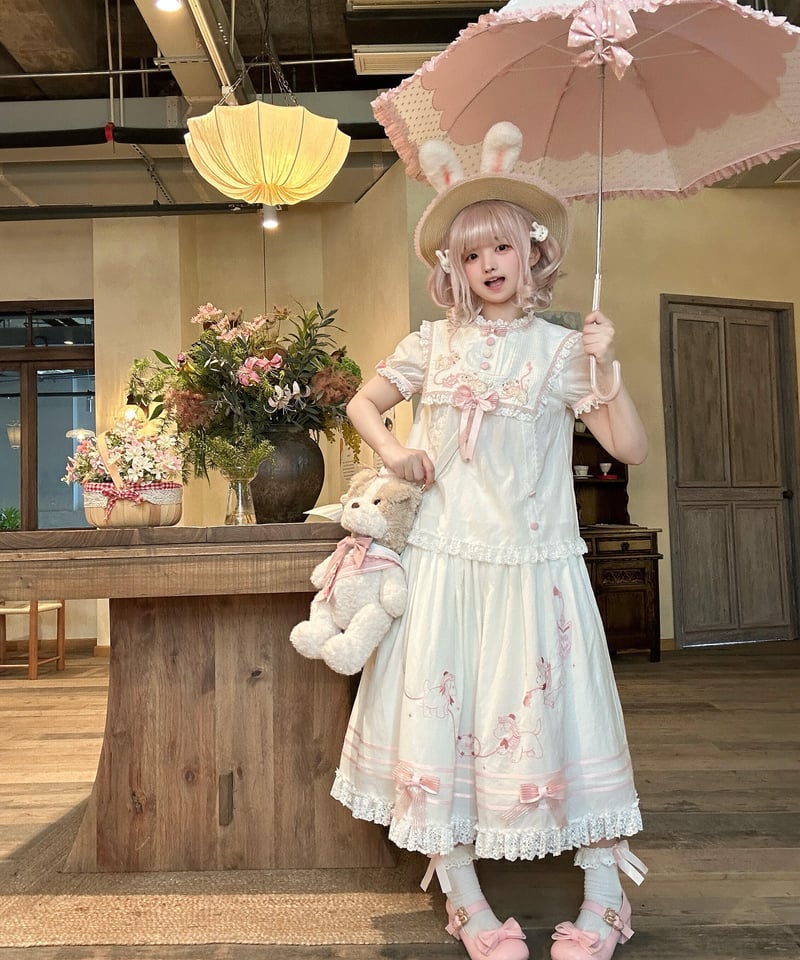 あめ様オーダーページです。kisekl 　人魚の涙　妖精さん　ロリータ日和　服 ロリータ服 ジャンスカ3色 JSK ふんわり ドレス 通年 マーメイド 人魚