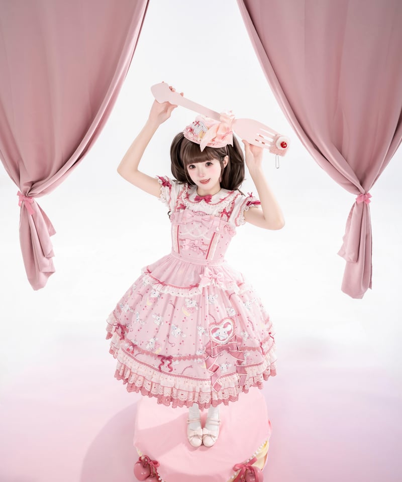 花箱×サンリオ シナモロール」Cherryジャンパースカート【7/20まで