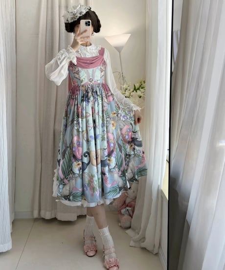 「Vintage Hat Cat」ジャンパースカート 【2/5まで】送料無料！