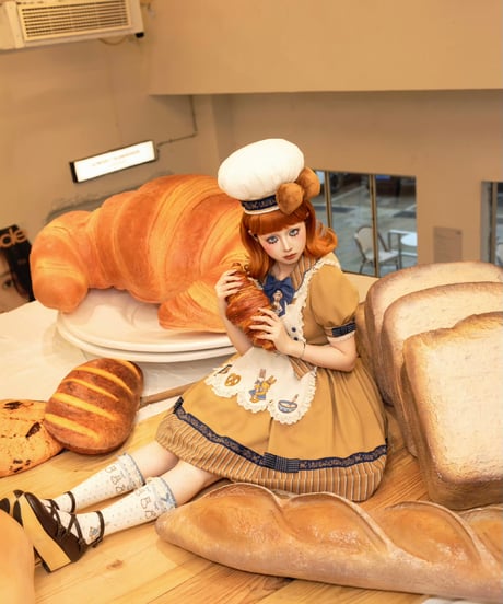 「クッキングマウス」エプロンワンピース 【1/11まで】送料無料！