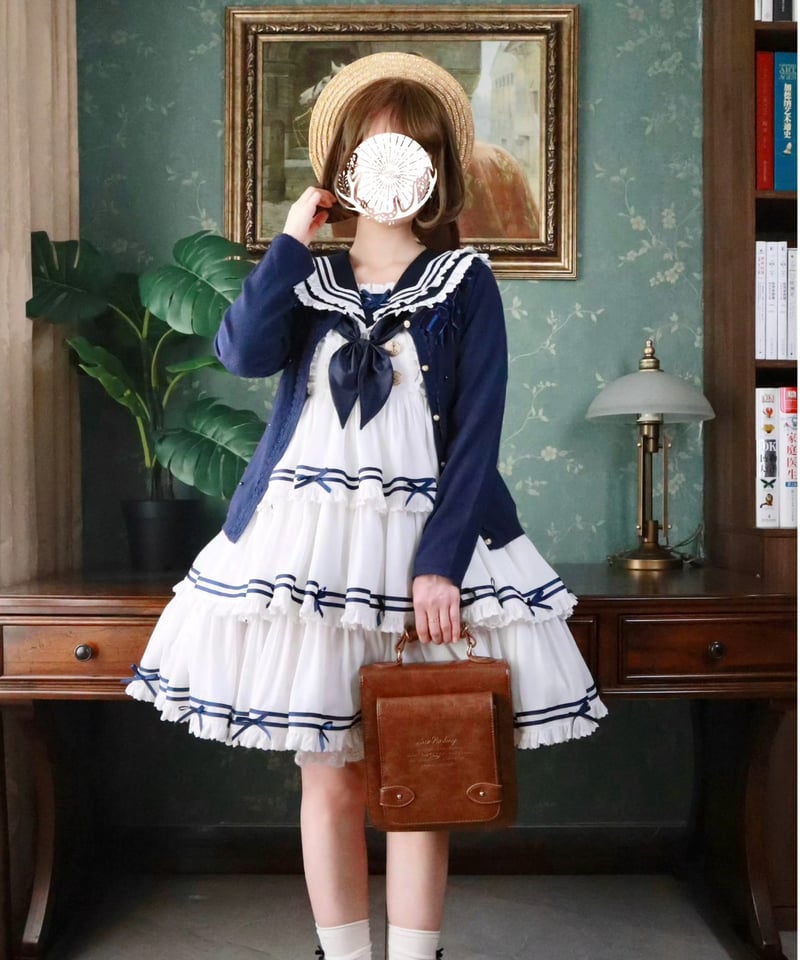 Navy Girl」長袖ワンピース5点フルセット 【5/2まで】送料無料！ | GIRLISM