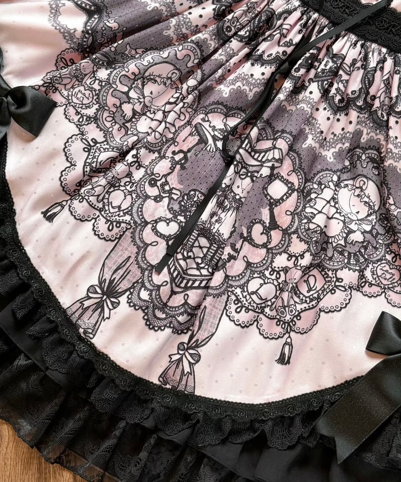 Antique Doll 刺繍レースのジャンパースカート Antique Doll 刺繍レースのジャンパースカート 予約販売】Antique Doll