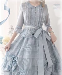 「Jewel in Dawn」ブラウス、ベスト、スカート（サックス）【5/22まで】ロリータ