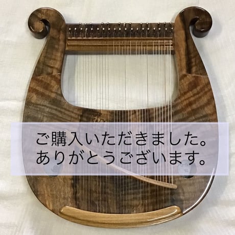 小型ソプラノライアー　あやはべる 32弦  柿の木