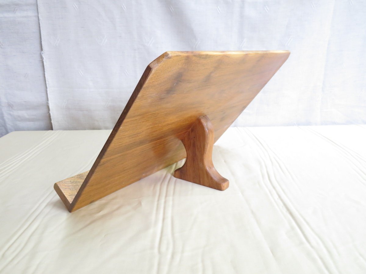 竪琴用卓上譜面台 限定品 桑の木 | 国産竪琴・ライアー てるる詩の木工