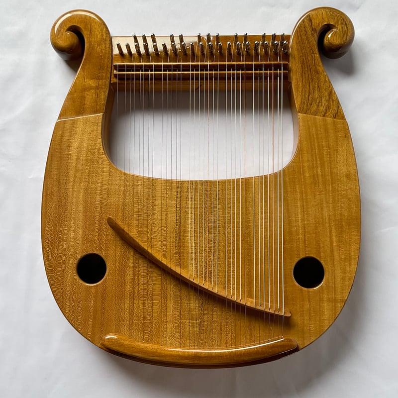 小型ソプラノライアー あやはべる 32弦 2024年 桑 | 国産竪琴