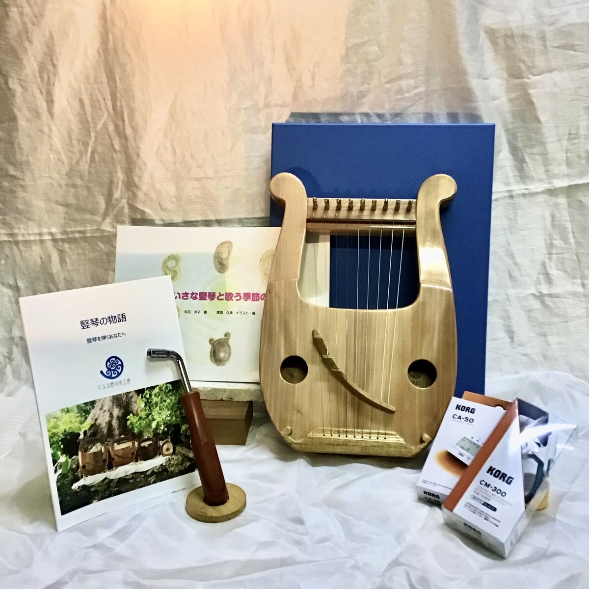 ペンタトニックライアー あやはべる9弦 スターターキット | 国産竪琴