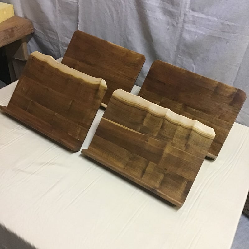 竪琴用卓上譜面台 限定品 桑の木 | 国産竪琴・ライアー てるる詩の木工