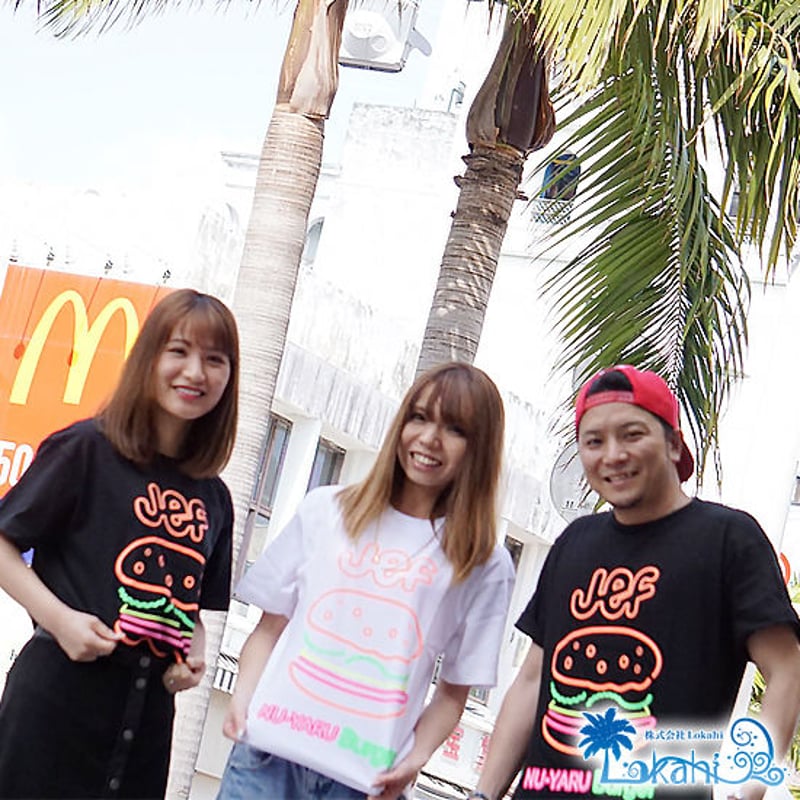 沖縄限定】JefTシャツ ネオン ロゴ | 沖縄物産品オンラインショップ