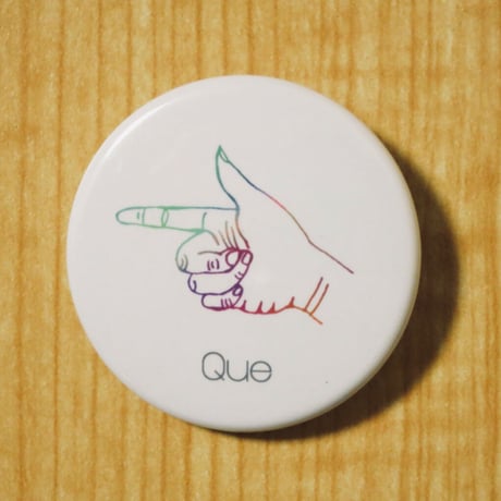 「Que」+ 缶バッヂ2個セット / 空想科学TV