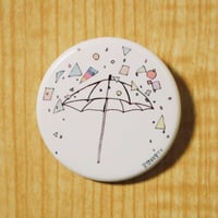 空想科学TV・缶バッヂ「Rain」44mm