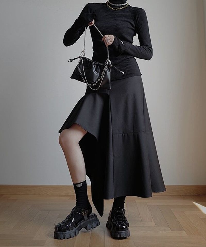 ヘッシュアシンメトリースカート(ZA-055) | LONDA ヘッシュアシンメトリースカート(ZA-055) | LONDA