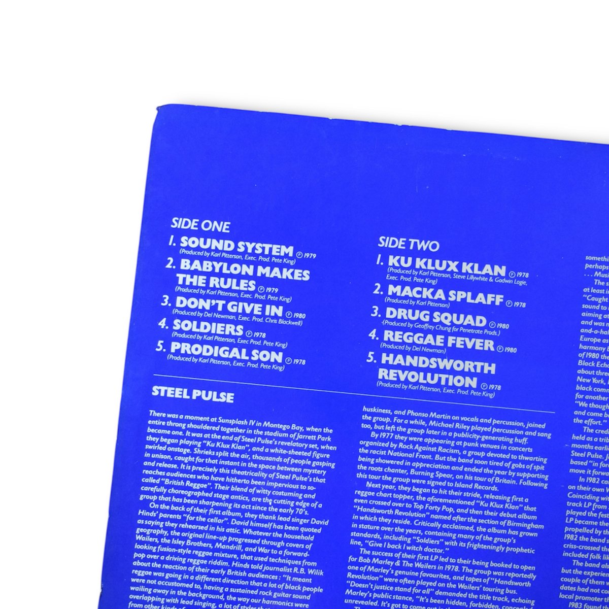 LP盤　レゲエ　4枚 / STEEL PULSE / ASWAD ASWAD / RENAISSANCE: 20 CRUCIAL TRACKS [LP - SMR 866]：REGGAE