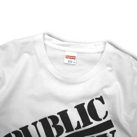 USED "18SS SUPREME / PUBLIC ENEMY / UNDERCOVER" PRINT RIP T-SHIRT