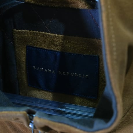USED "BANANA REPUBLIC" SUEDE RIDERS JACKET