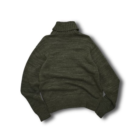 NOS "RRL" TURTLE NECK COTTON SWEATER