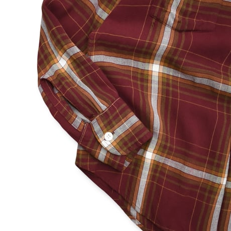 VINTAGE "70'S VAN HEUSEN" RAYON L/ S SHIRT