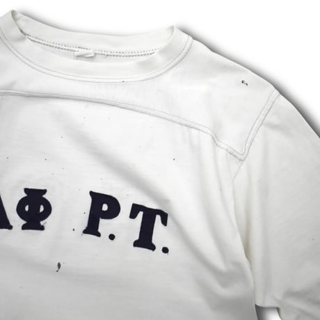 USED 70’S PAINTED FOOTBALL T-SHIRT