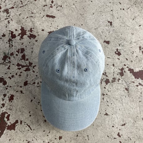 USED "NEWHATTAN" 6 PANNEL DENIM CAP