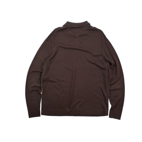 USED "PERRY ELLIS" PATTERN KNIT POLO L/S