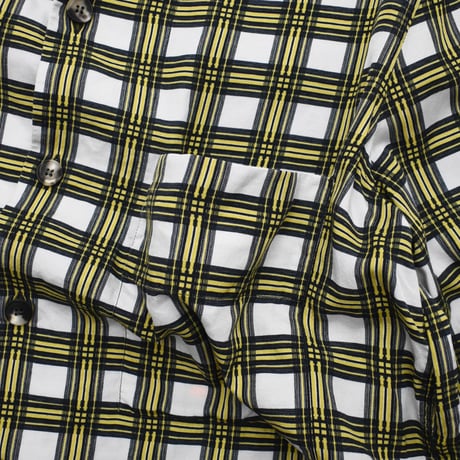 USED "JOSEPH" PLAID S/S SHIRTS