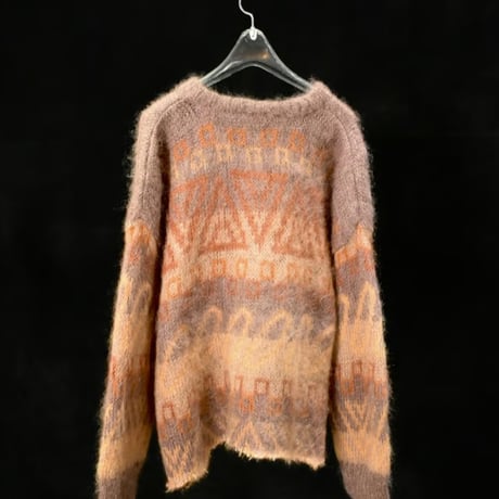 USED "80'S THE GOLD LABEL DESIGNER COLLECTION" MOHAIR KNIT