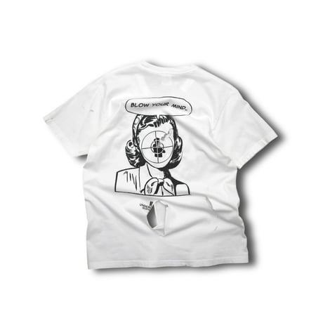 USED "18SS SUPREME / PUBLIC ENEMY / UNDERCOVER" PRINT RIP T-SHIRT