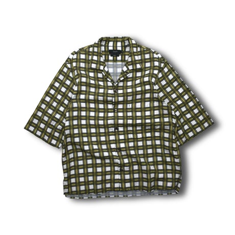 USED "JOSEPH" PLAID S/S SHIRTS