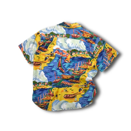 USED "90'S POLO RALPH LAUREN" COTTON ALOHA SHIRT