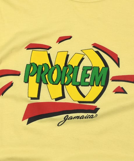 USED " NO PROBLEM JAMAICA" T-SHIRT